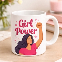 Girl Power Women's Day Mug